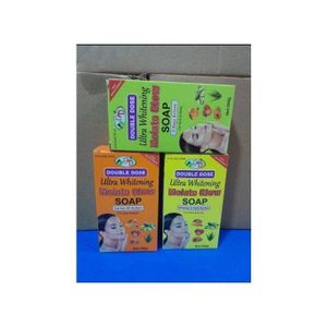 Molato Double Dose Ultra Whitening 5 Days Action Face & Body Soap - Moisturizing & Brightening - 200g
