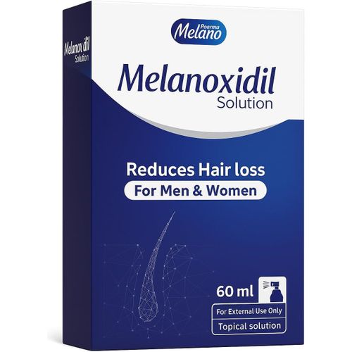 Melano Topical Spray Solution 5% - Hair Loss Treatment for Men & Women - 60ml