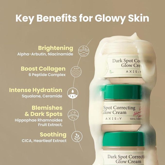 Dark Spot Correcting Glow Cream - Brightening & Hydrating Moisturizer