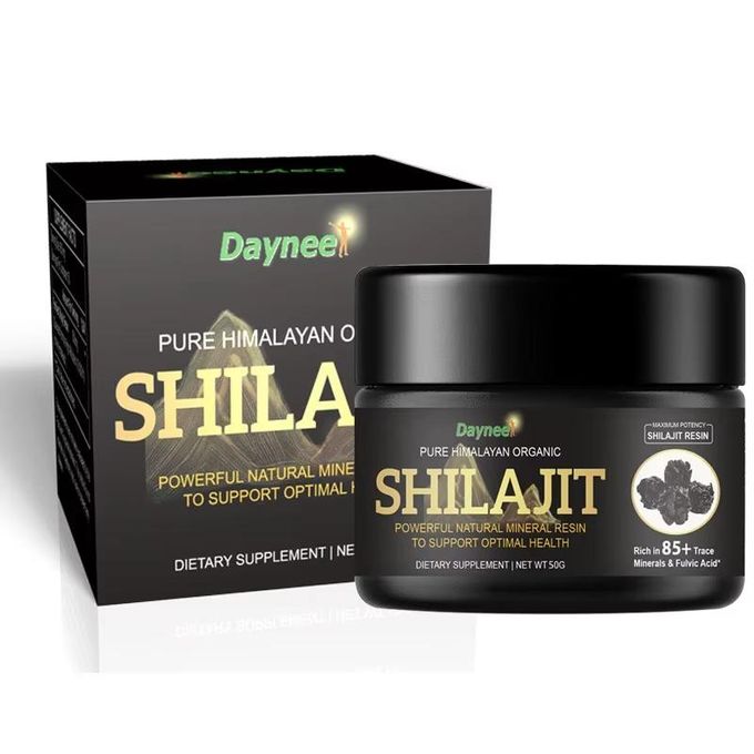 Pure Himalayan Organic Shilajit Resin 50g - High Potency for Strength, Endurance & Vitality