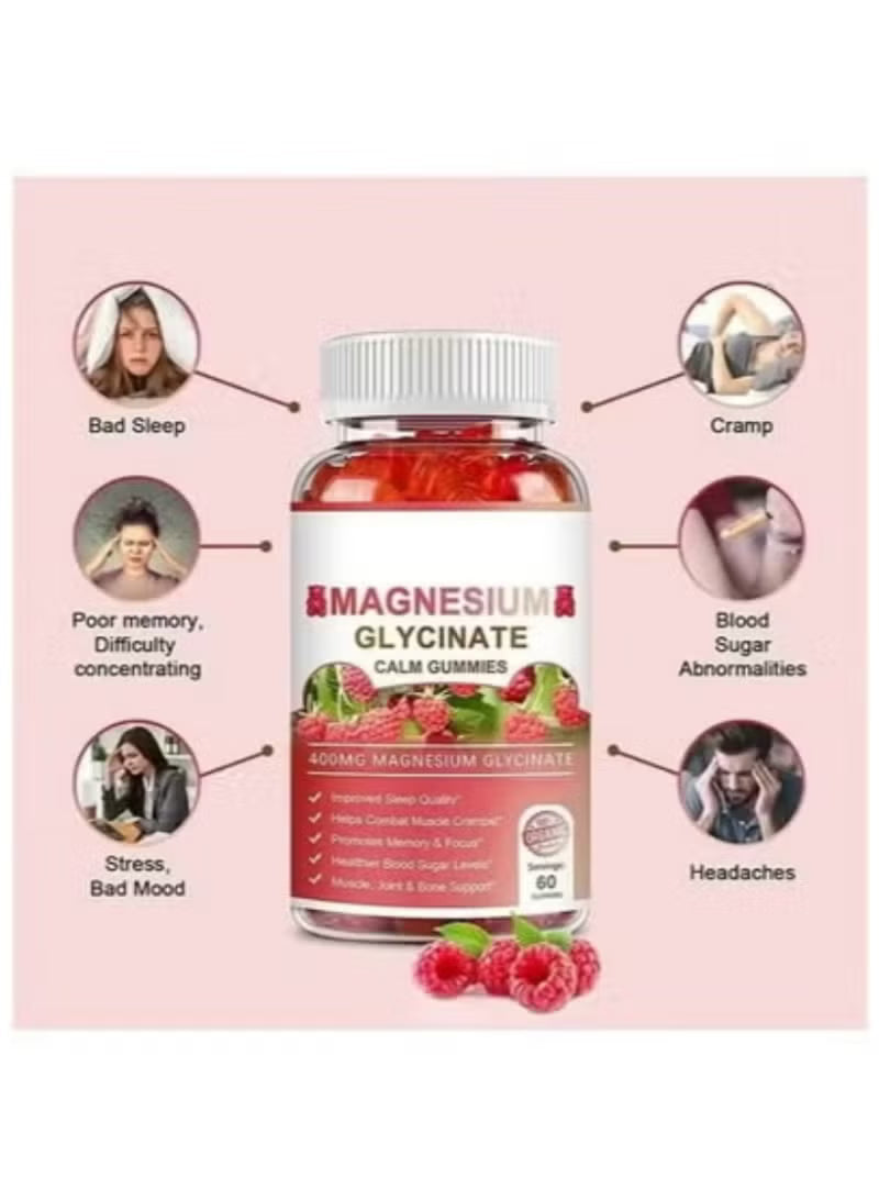 WellnessWays Magnesium Glycinate Gummies – 400mg | Relaxation, Sleep & Muscle Support