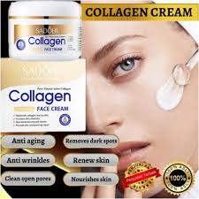 SADOER Collagen Face Cream - Anti-Aging, Skin Firmness & Hydrating with Snail Essence