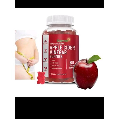 Daynee Apple Cider Vinegar Gummies - 60 Count for Digestion, Metabolism & Wellness
