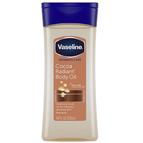 Vaseline Intensive Care Cocoa Radiant Body Oil 200ml - Deep Moisture for Glowing Skin