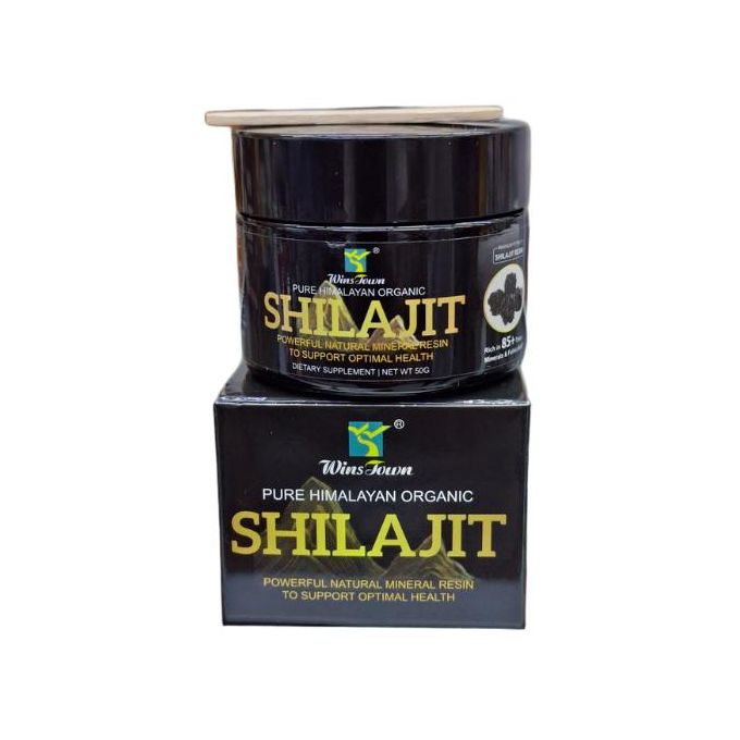 Pure Himalayan Organic Shilajit Resin 50g - High Potency for Strength, Endurance & Vitality