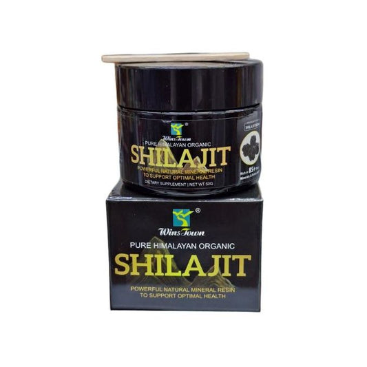 Pure Himalayan Organic Shilajit Resin 50g - High Potency for Strength, Endurance & Vitality