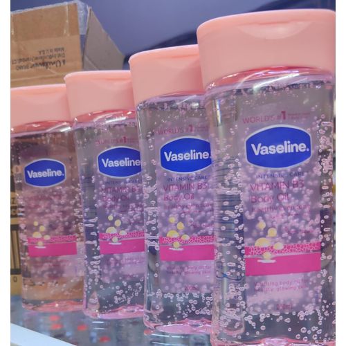 Vaseline Intensive Care Vitamin B3 Body Oil 200ml - Brightening & Hydrating for Radiant Skin