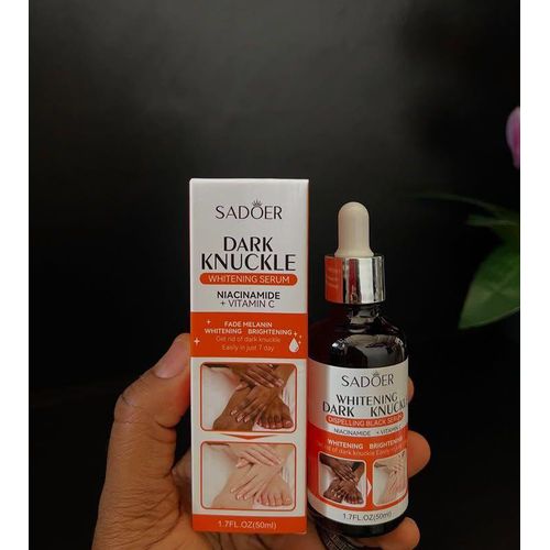 SADOER Dark Knuckles Whitening Serum – Fade Dark Knuckles, Elbows & Knees Fast