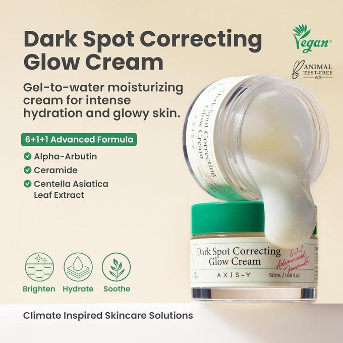 Dark Spot Correcting Glow Cream - Brightening & Hydrating Moisturizer