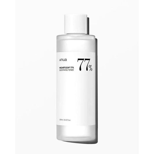 Anua Heartleaf 77% Soothing Toner 250ml - Daily Calming & Moisturizing pH Balancing Toner