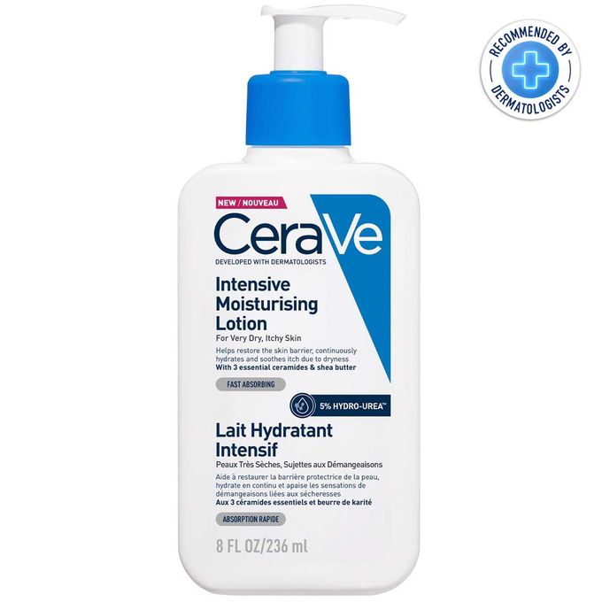 CeraVe Intensive Moisturizing Lotion 236ml - 72-Hour Hydration for Dry to Extra-Dry Skin