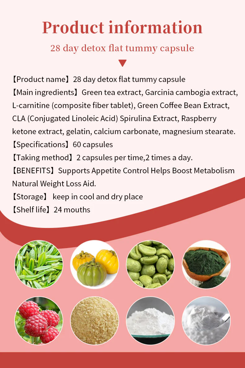 28 Days Detox and Flat Tummy Capsule