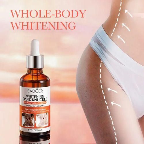 SADOER Dark Knuckles Whitening Serum – Fade Dark Knuckles, Elbows & Knees Fast