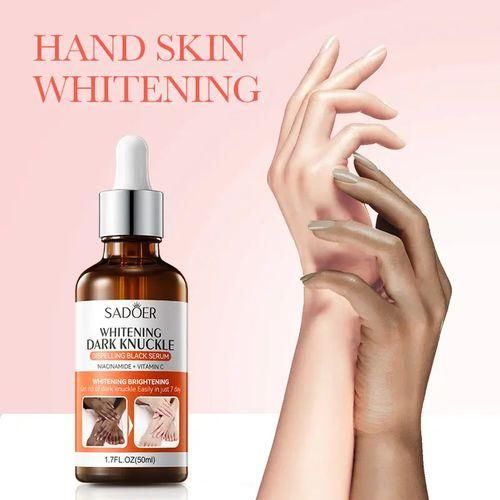 SADOER Dark Knuckles Whitening Serum – Fade Dark Knuckles, Elbows & Knees Fast