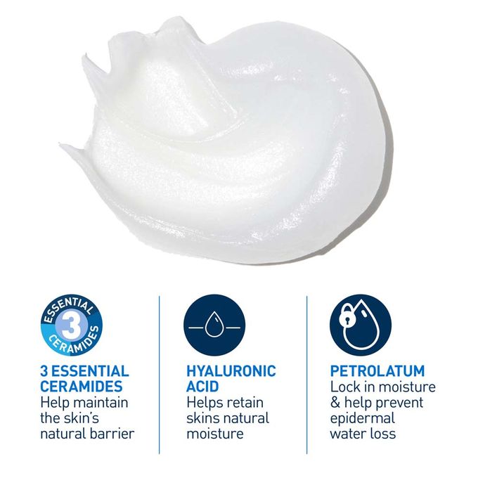 CeraVe Advanced Repair Ointment 88ml - Intensive Skin Barrier Repair for Face, Body & Lips