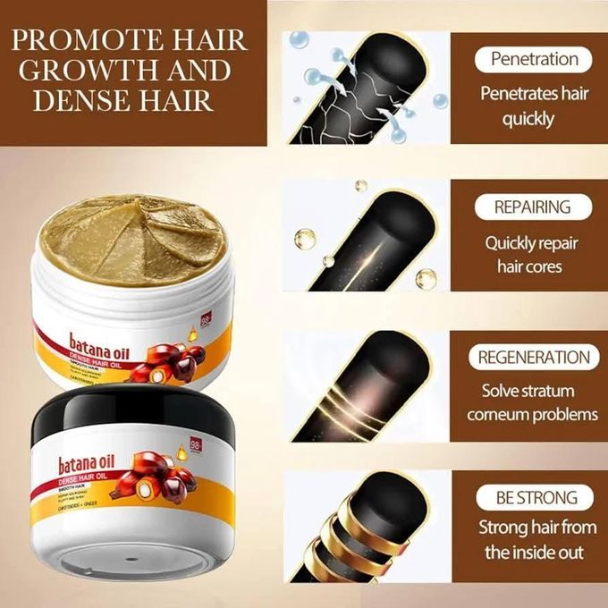 ADOER Batana Oil for Hair Growth - Natural Hair Butter & Nourishing Mask 100ml
