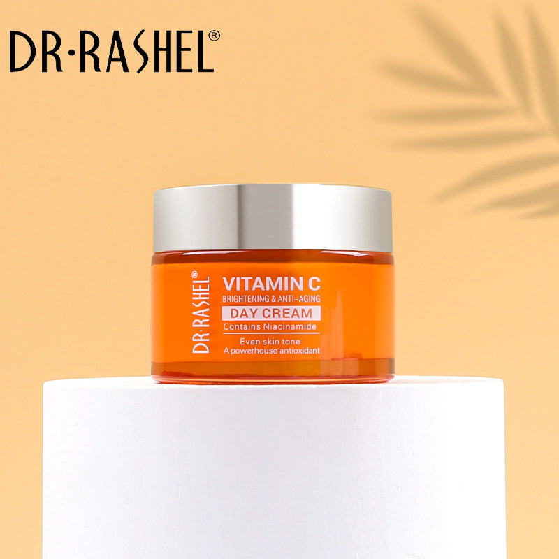 Dr. Rashel Vitamin C Day Cream Moisturizer with Niacinamide & SPF - Brightening & Anti-Aging - 50g
