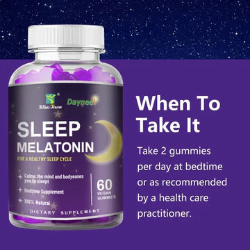  Melatonin Gummies with L-Theanine and Ashwagandha  