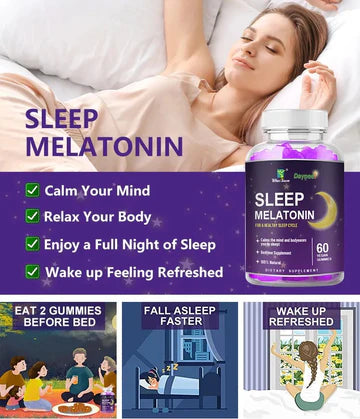  Melatonin Gummies with L-Theanine and Ashwagandha 