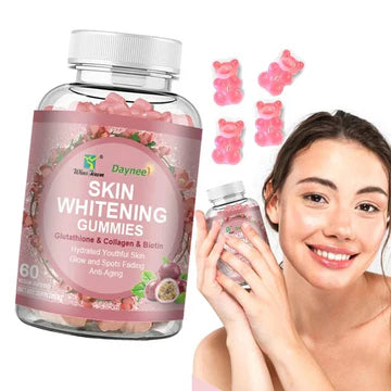 Skin Whitening Gummies with Glutathione and Collagen