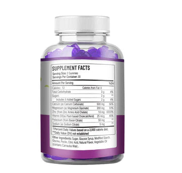Daynee Calcium Gummies with Vitamin D3 and Magnesium Glycinate