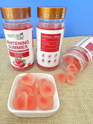Nature’s Cure Whitening Gummies with Glutathione and Vitamin C