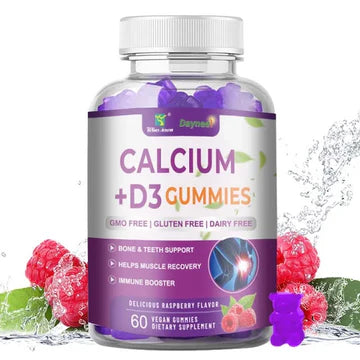 Daynee Calcium Gummies with Vitamin D3 and Magnesium Glycinate