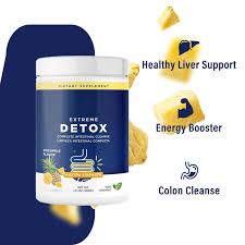 Dietapplements Extreme Detox Powder - Herbal Cleanse for Digestive Health & Bloating Relief