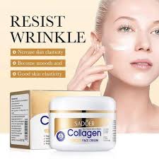 SADOER Collagen Face Cream - Anti-Aging, Skin Firmness & Hydrating with Snail Essence