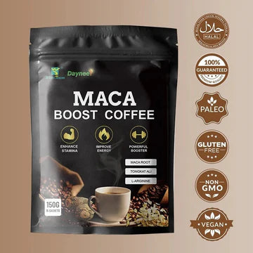 Maca Boost Coffee with  Tongkat Ali | Instant Coffee for Stamina, Energy, Focus, and Endurance