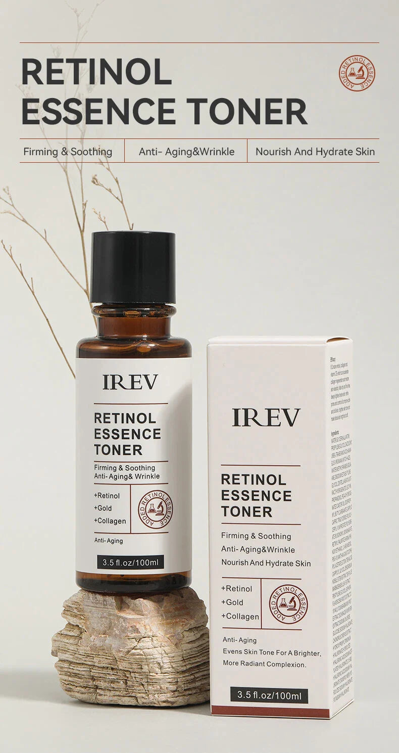 IREV Retinol Essence Toner 100ml - Exfoliating & Brightening Toner for Smooth, Radiant Skin