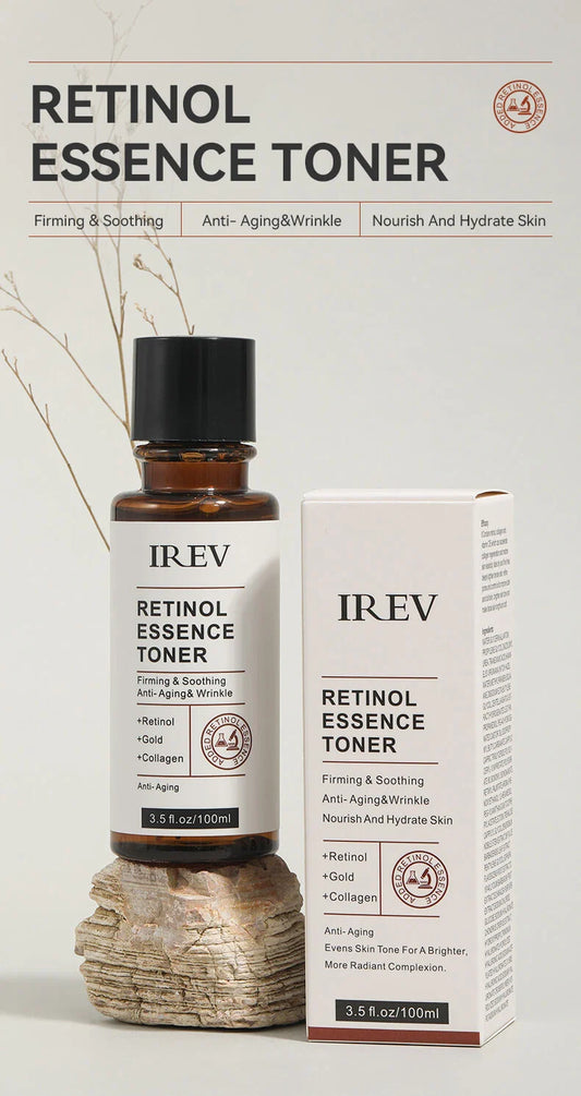 IREV Retinol Essence Toner 100ml - Exfoliating & Brightening Toner for Smooth, Radiant Skin