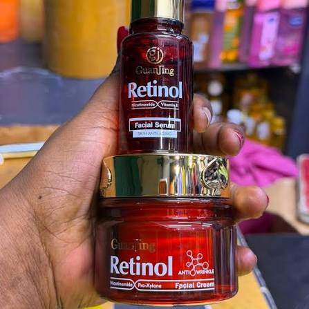 Retinol Face cream and Serum Combo