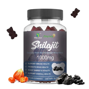 Himalayan Shilajit Gummies with Chaga and Ashwagandha (1000mg