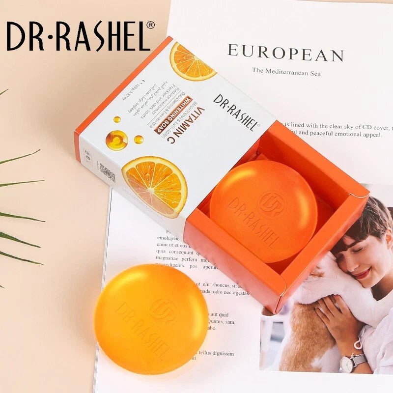 Dr. Rashel Vitamin C Moisturizing Soap - Brightening, Anti-Aging & Deep Cleansing - 100g