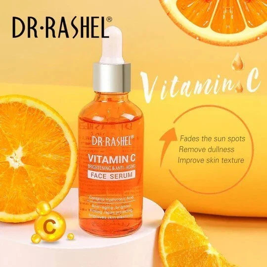 Dr. Rashel Vitamin C Brightening & Anti-Aging Facial Serum with Hyaluronic Acid - 50ml