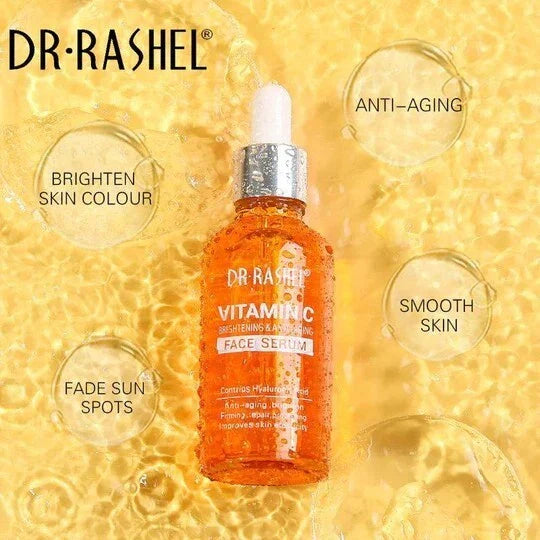 Dr. Rashel Vitamin C Brightening & Anti-Aging Facial Serum with Hyaluronic Acid - 50ml