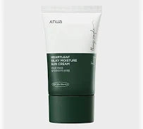 Anua Heartleaf Silky Moisture Sunscreen SPF50+ PA++++ 50ml - Lightweight, No White Cast